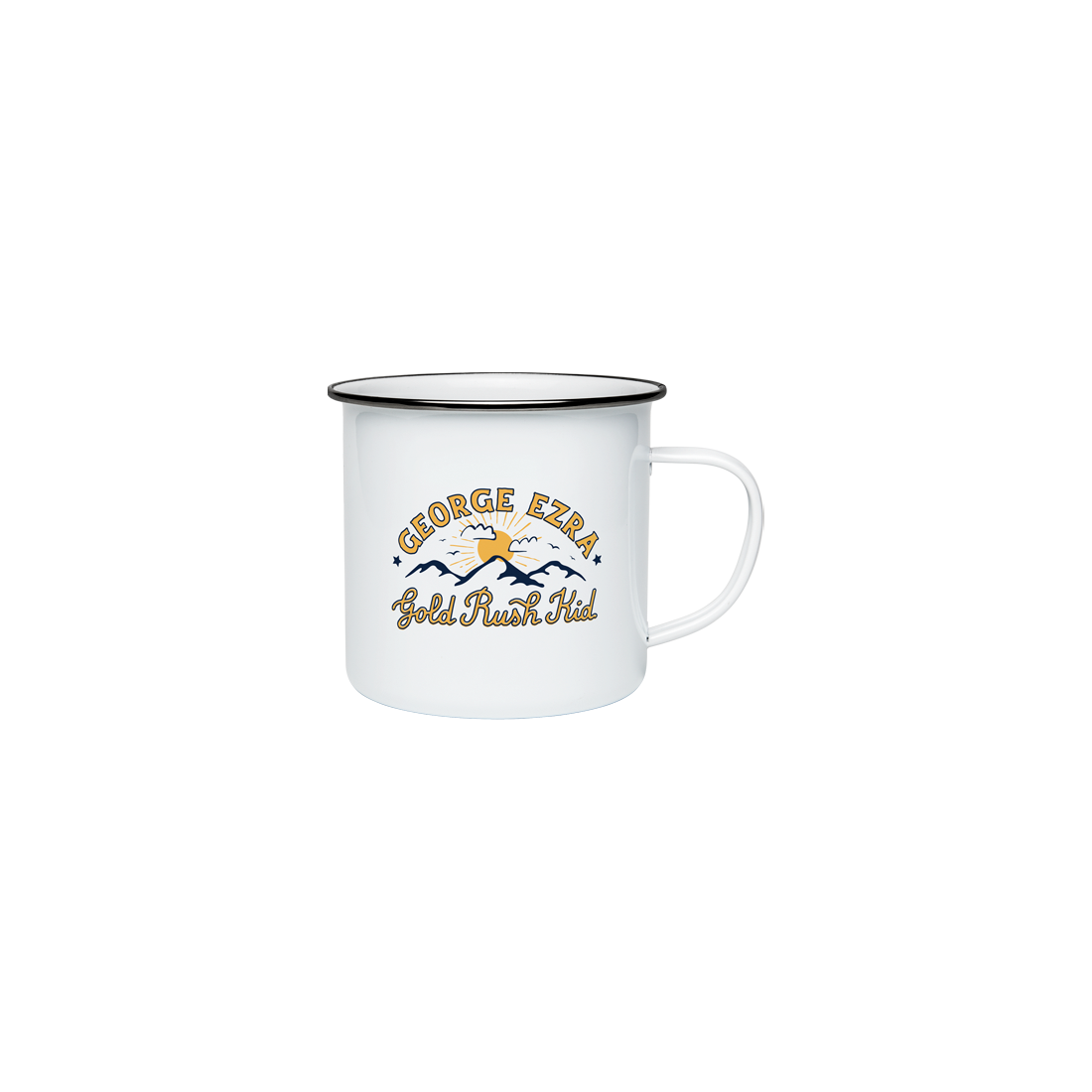 Gold Rush Kid Mountains Enamel Mug