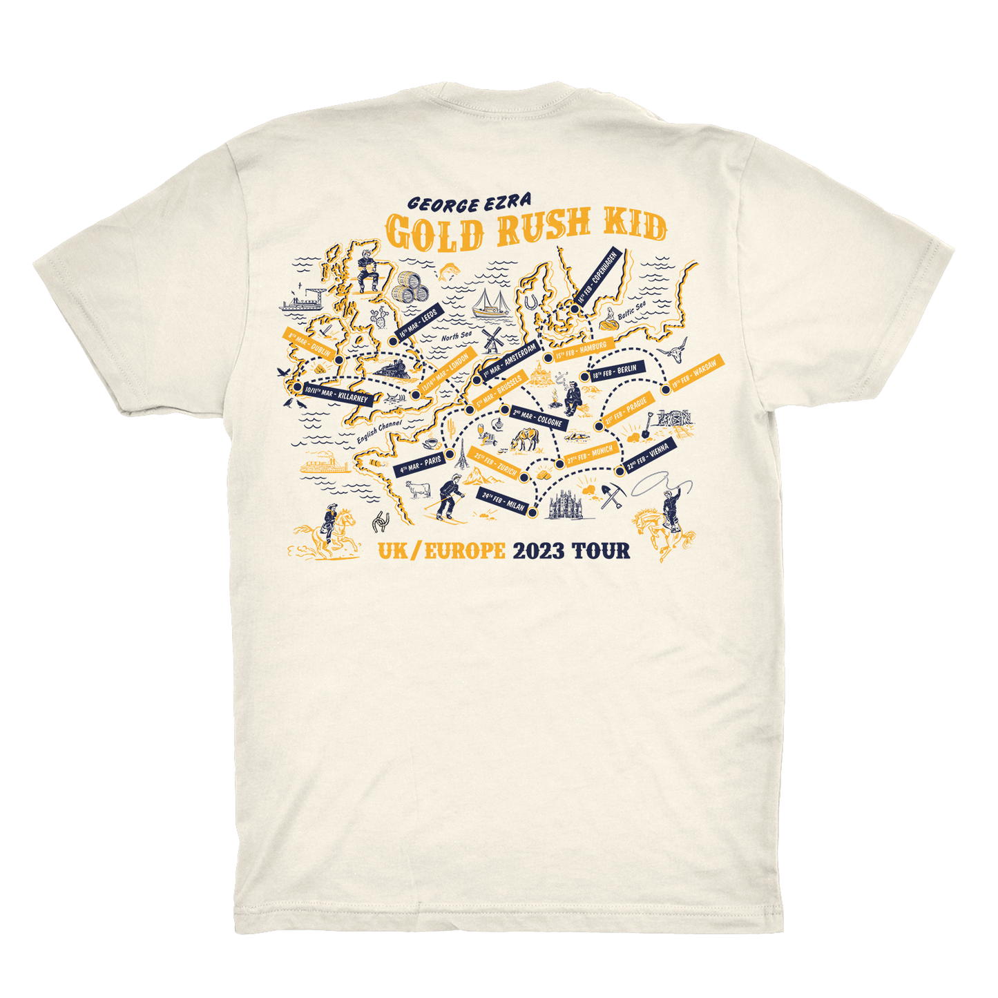 Gold Rush Kid UK/EU 2023 Tour Tee