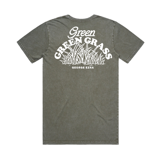 G.E Green Green Grass Stonewash Green Tee