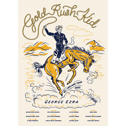 Gold Rush Kid 2022 Tour Poster (A2)