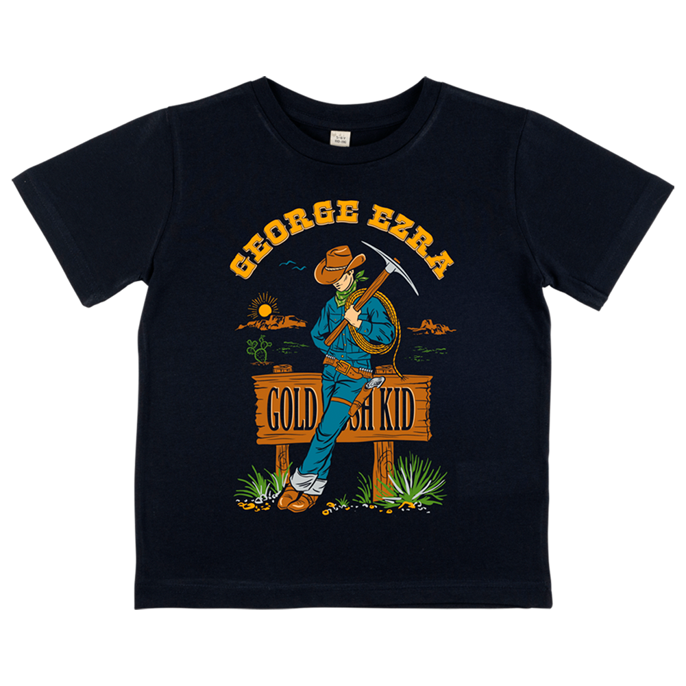 Leaning Cowboy Kids Tee