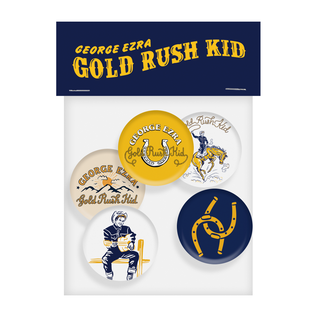 Gold Rush Kid Badge Set
