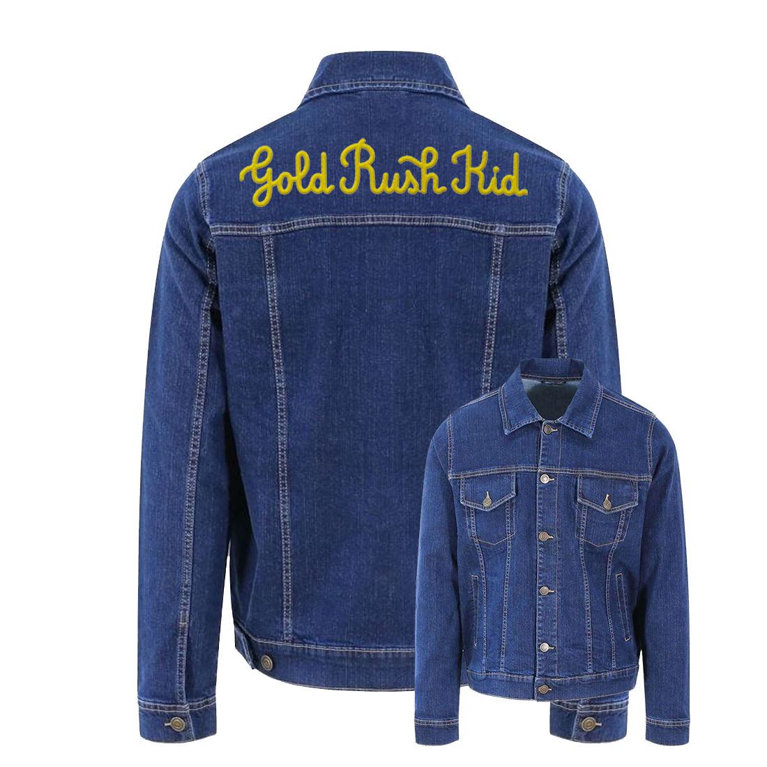 Gold Rush Kid Patch Denim Jacket